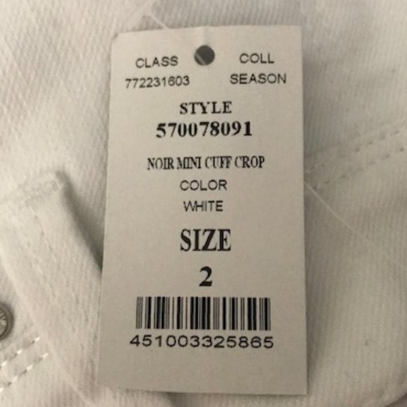 NWT WHITE HOUSE/BLACK MARKET "NOIR" SLIM CROP PANT - Picture 10 of 12